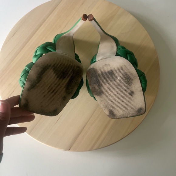 Steve Madden Kenley Woven Slide Heeled Sandal - Picture 9 of 13